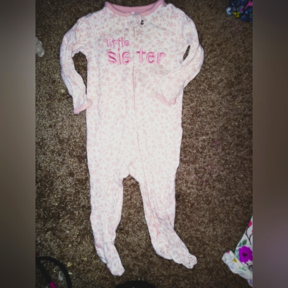 Baby girl sleep gown and pj's.